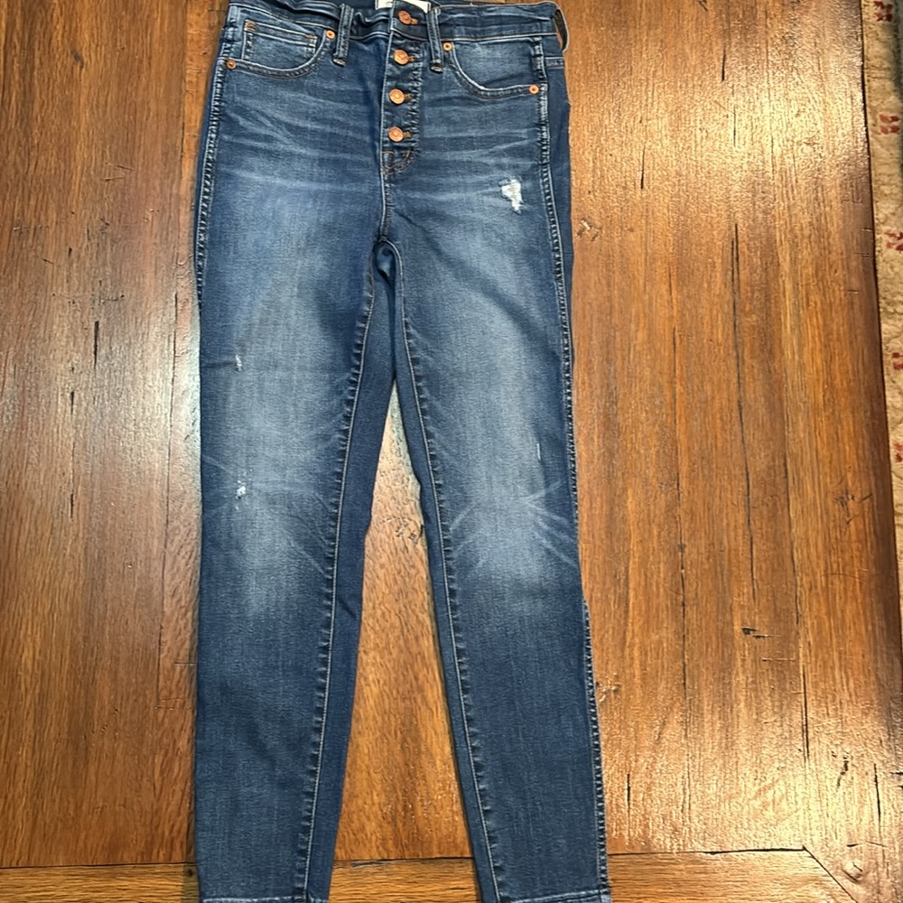 Madewell high rise skinny 10”